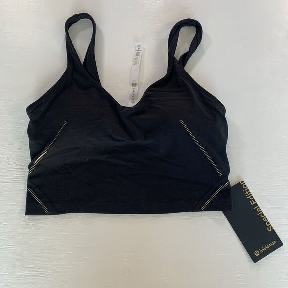 NWT Lululemon Holiday Edition Gold Align Tank Size 10 - Picture 1 of 10